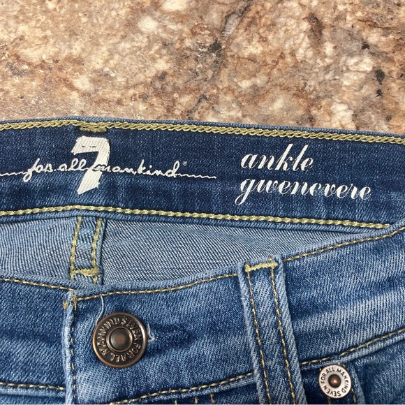 7 For All Mankind Ankle Gwenevere Jeans - Picture 4 of 7